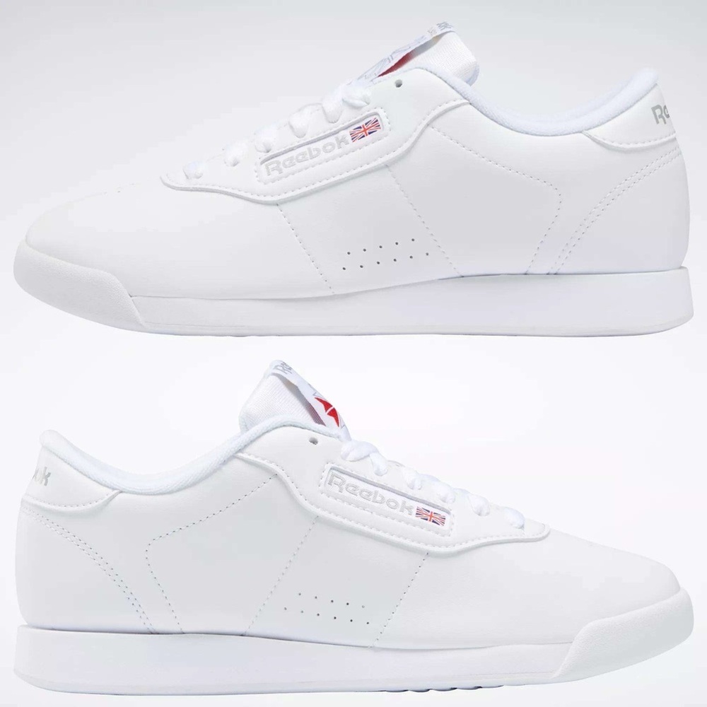 NWT Reebok Women’s Princess White Sneakers size 8 retails $99